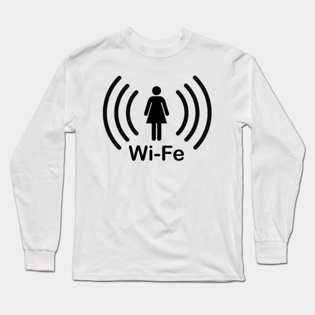 Wi-Fe Long Sleeve T-Shirt by BrotherAdam